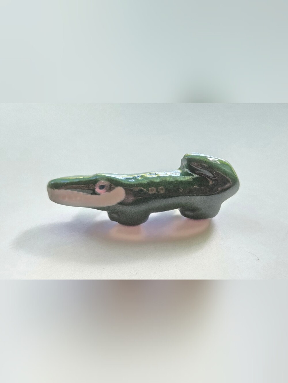Vintage Smiley Alligator Crocodile Brooch
